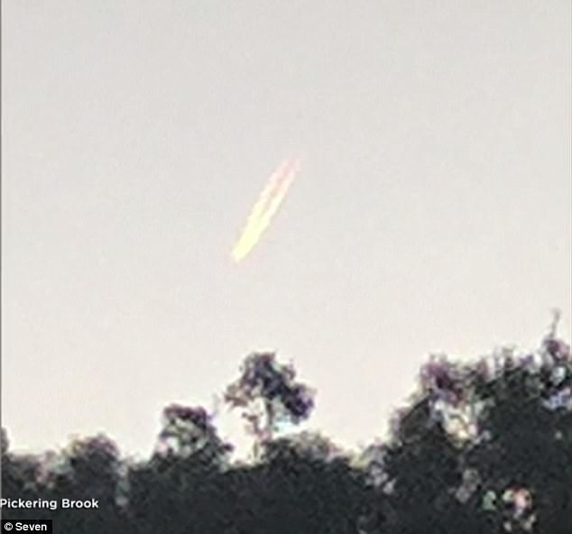 One Perth resident said the fireball was the craziest thing he had seen in a very long time