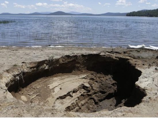 Click to enlarge Wickiup sinkhole