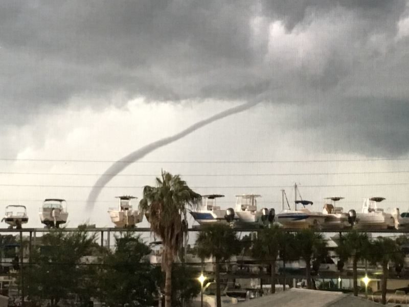 Waterspout over Hudson, FL
