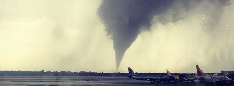 Vienna airport tornado