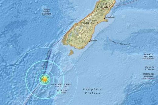 Snare Island quake