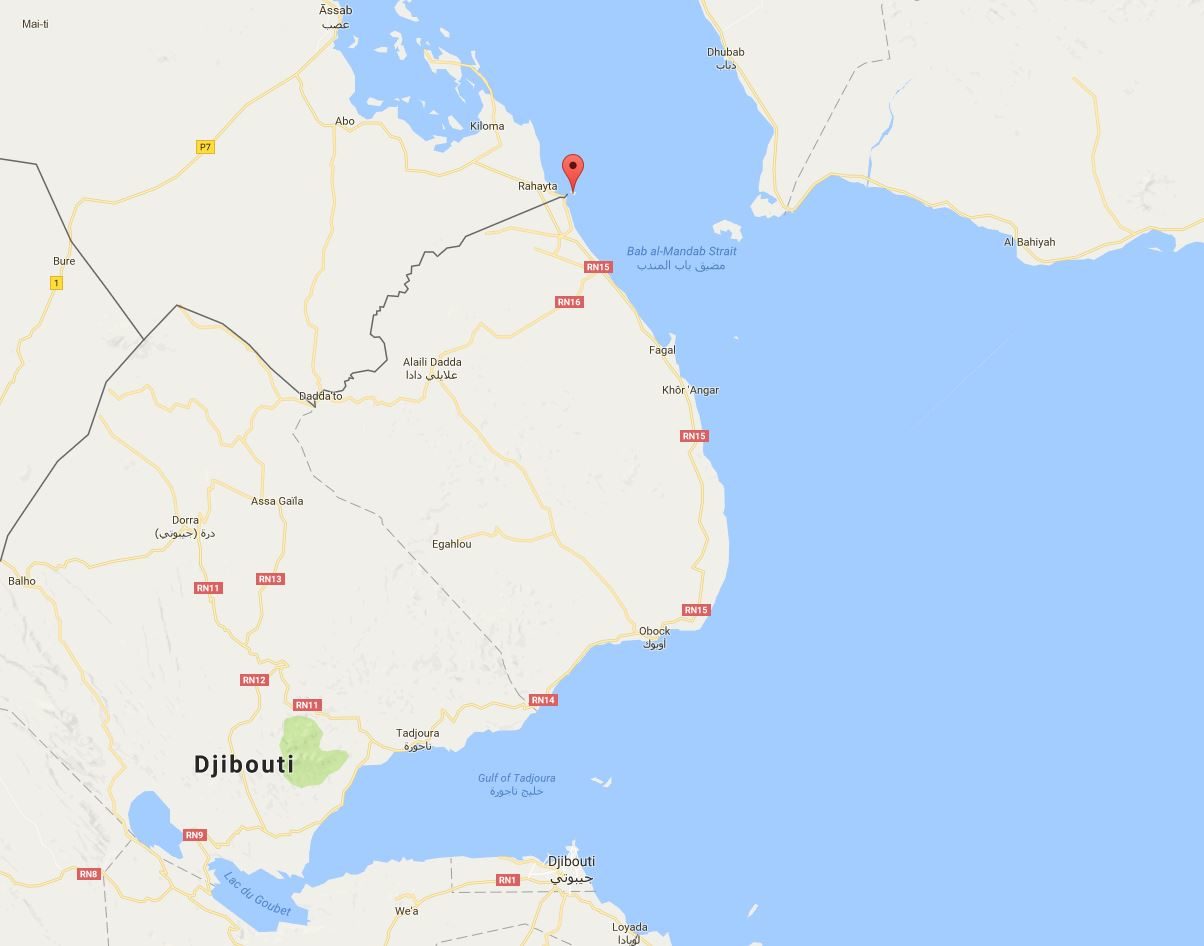 map of Djibouti