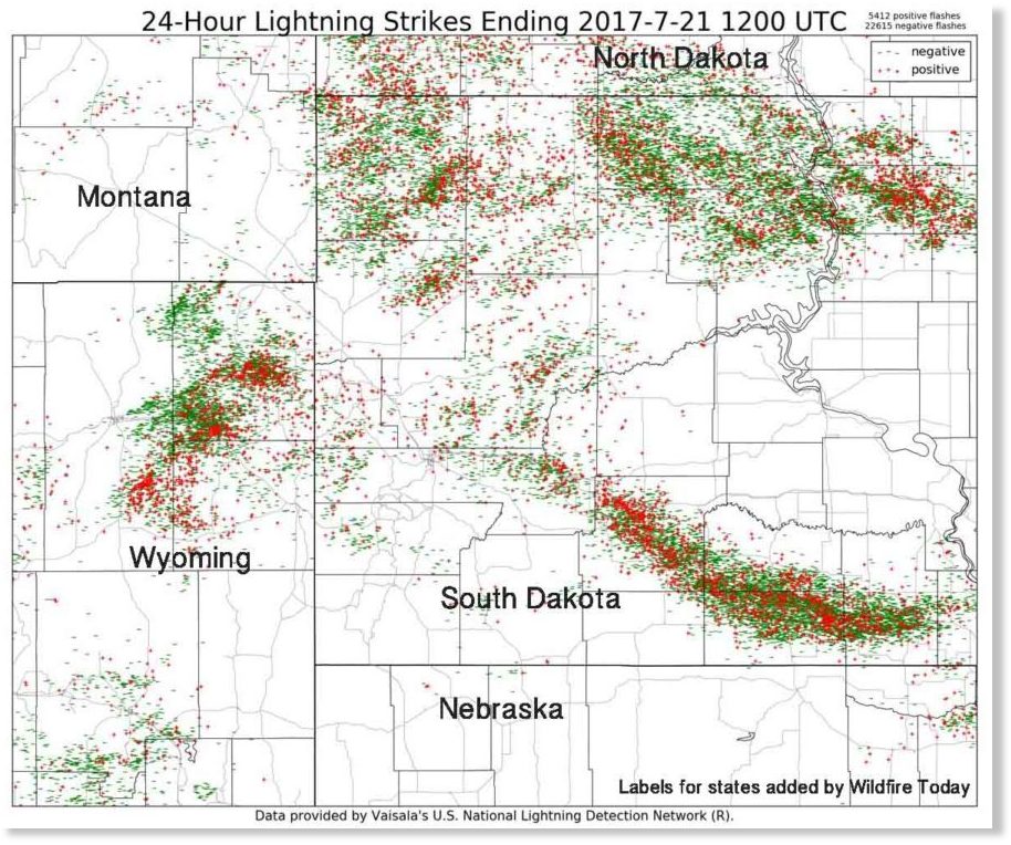 28,000 lightning strikes recorded during 24 hours in Northern Great