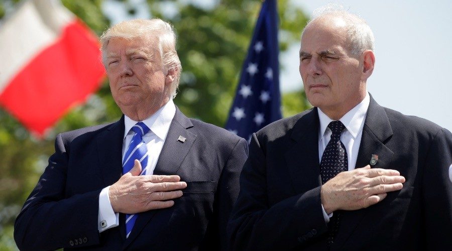 Click to enlarge Trump and John Kelly