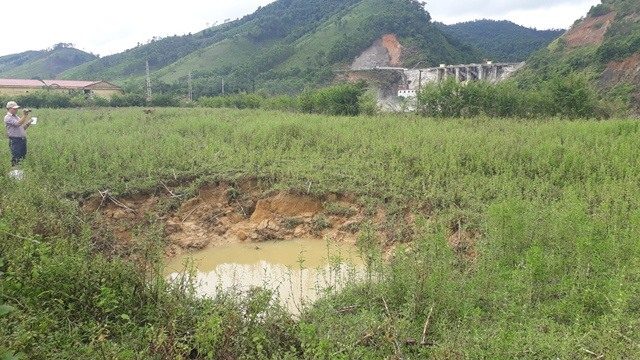 One among 10 sinkholes found near Ho Ho power plant.