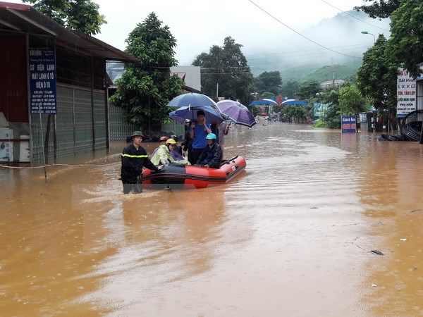 Flooding in Son La, Vietnam