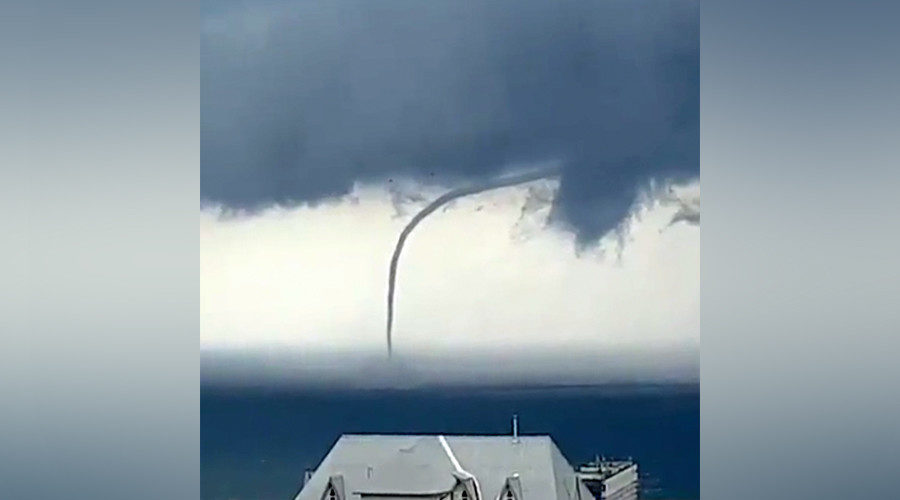 Sochi waterspout