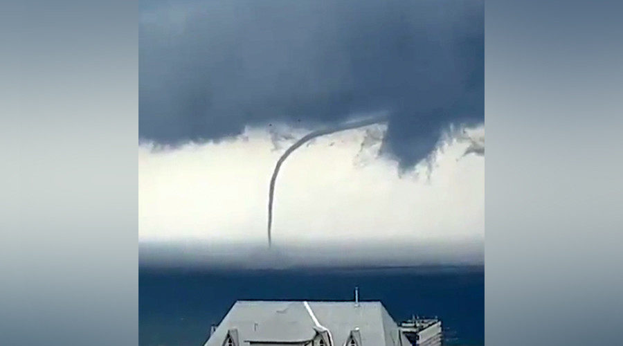 Click to enlarge Sochi waterspout