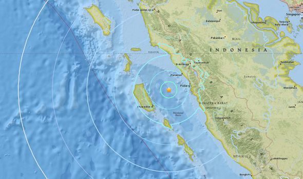 Click to enlarge A huge earthquake has struck Indonesia