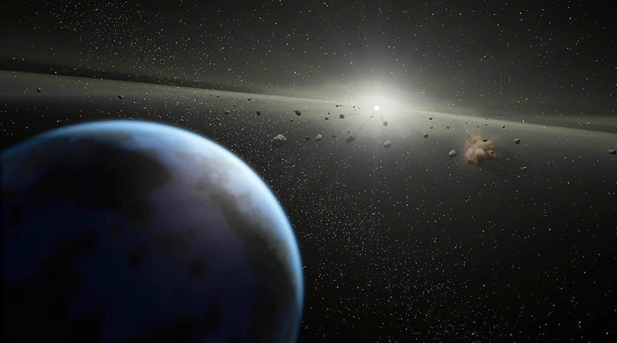 Asteroid artist conception