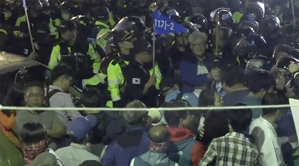 South Korean THAAD protesters