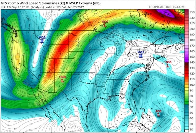 Click to enlarge North america windspeed september 2017