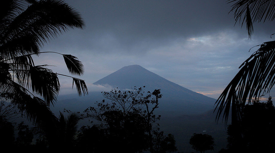 Click to enlarge Bali volcano