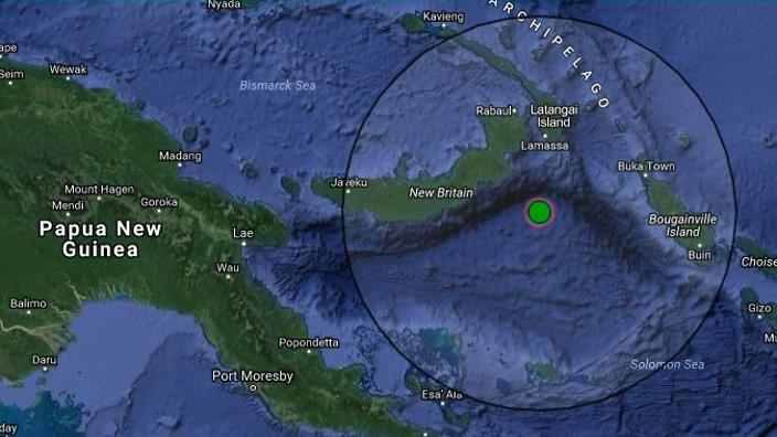 6.0-magnitude earthquake has struck off the coast of Papua New Guinea