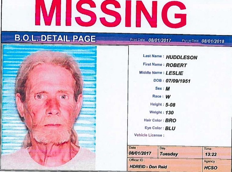 robert huddleson missing howell county MO