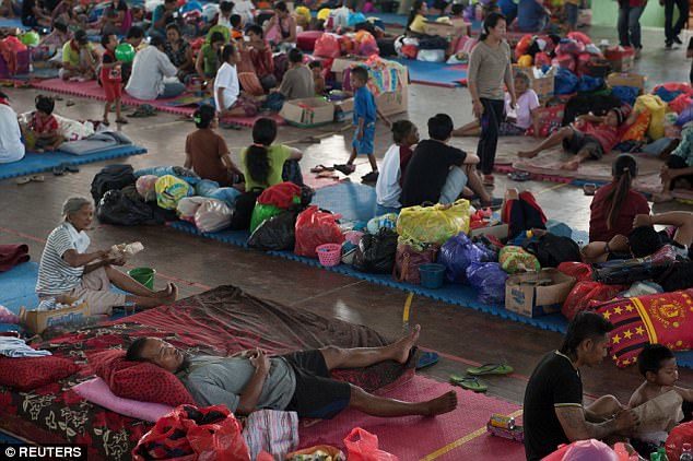 Mount Agung evacuation center