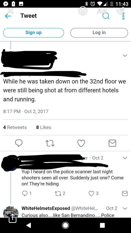 Different hotels shooting text message