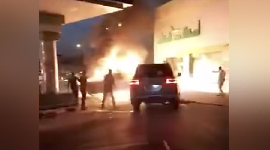 gas station fire