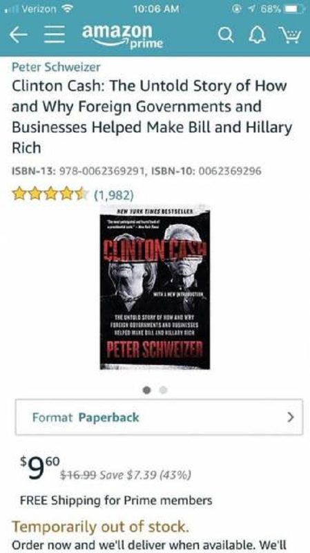 Bill and Hillary Clinton Cash