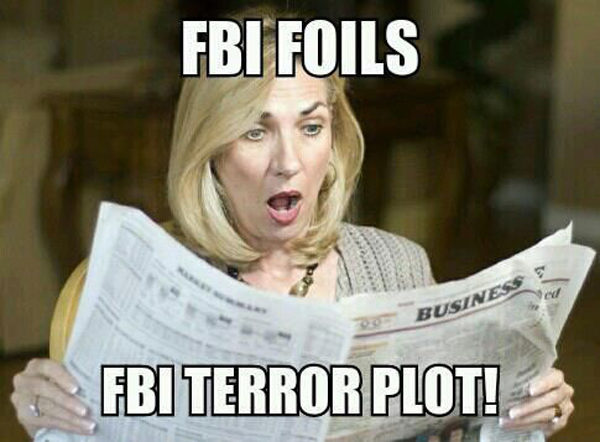 Fake FBI terror plots