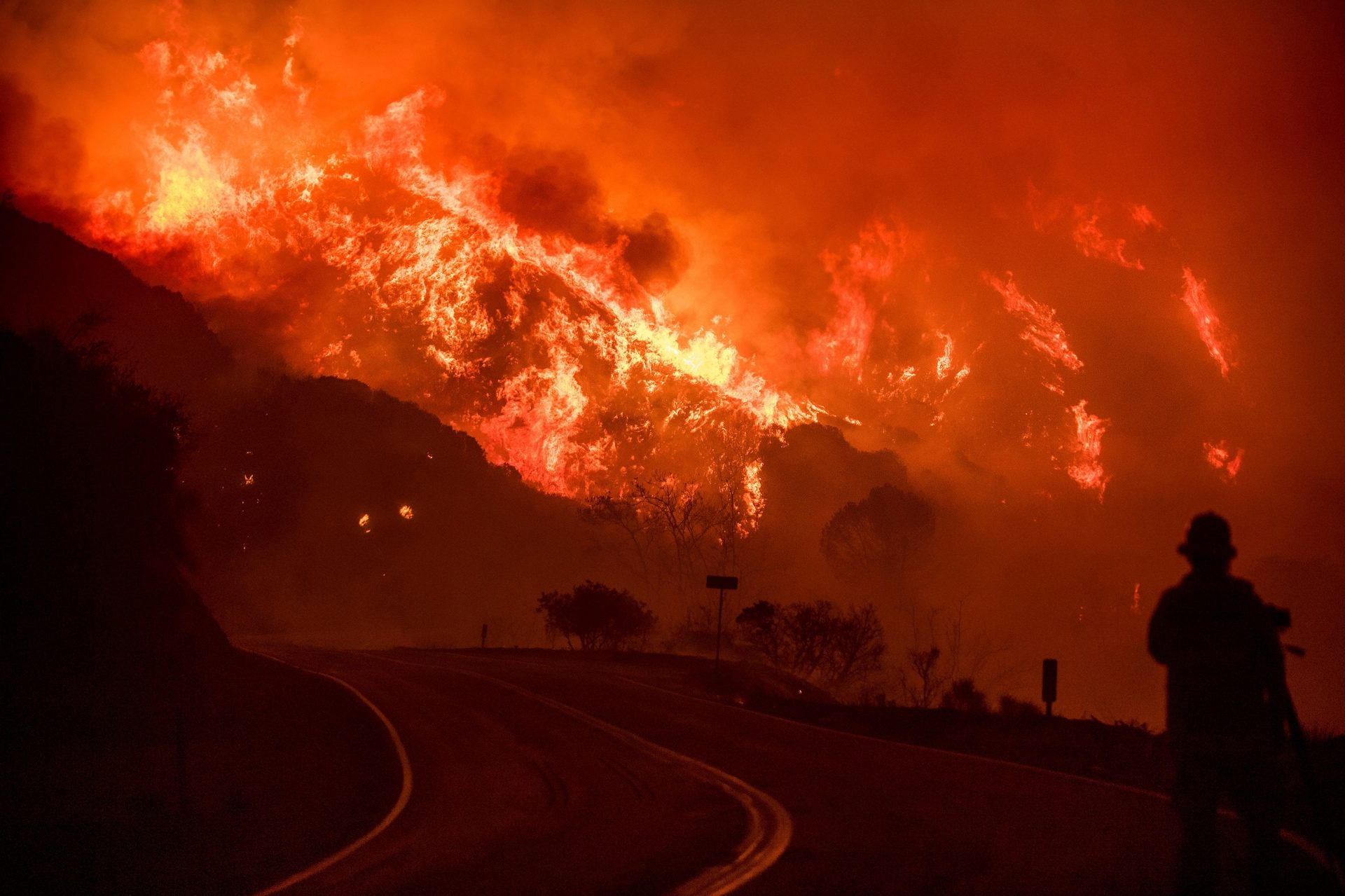 Thomas fire, California