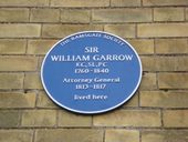 William Garrow Plaque