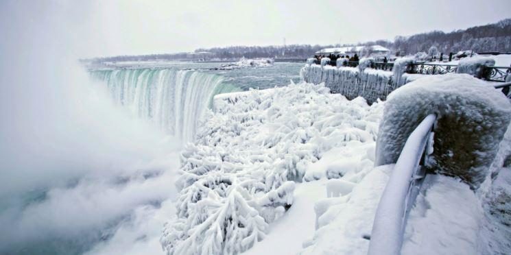 frozen Niagara Falls