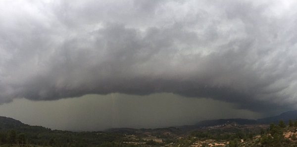 Thunderstorm in Spain