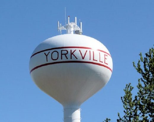 Yorkville, IL water tower