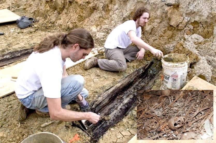 Unearthing coffins