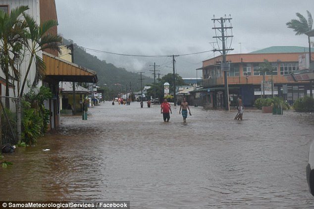 Residents in Samoa have been urged to stay safe by avoiding flooded roads and rivers