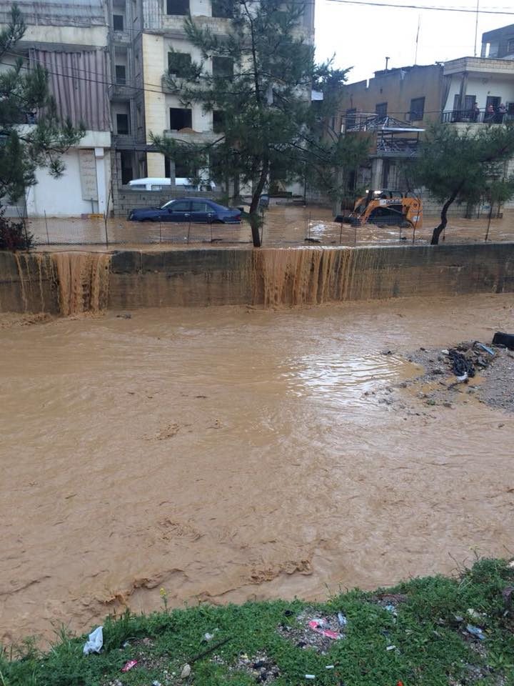 Floods in Lebanon, 18 February 2018.