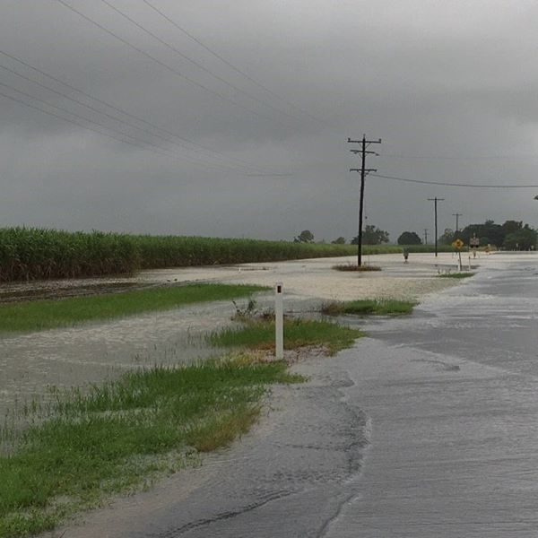 Click to enlarge Flooding in Hinchinbrook Shire , Queensland, March 2018.