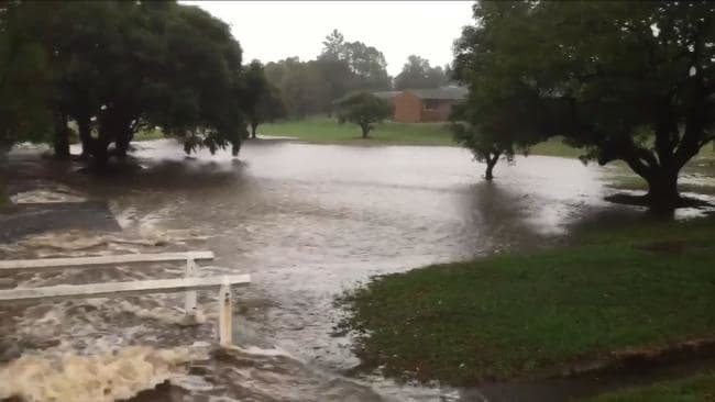 Flash flooding in Dungog.