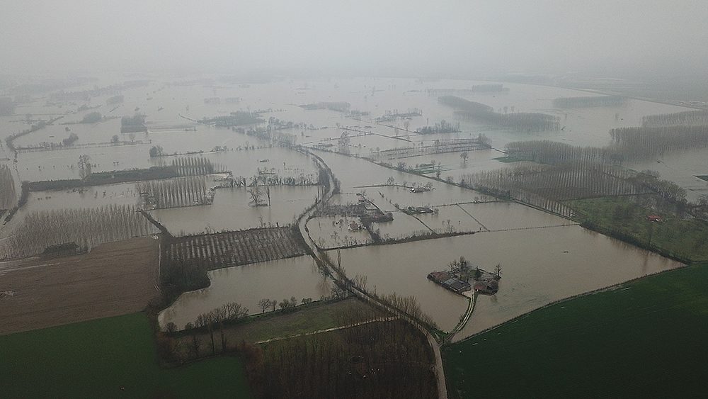Floods in Erdine Province, Turkey, late March 2018.