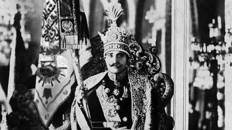 coronation ranian leader Reza Shah Pahlavi