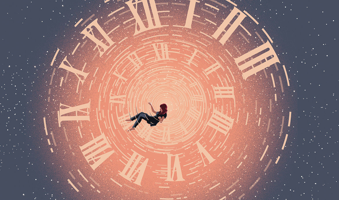 time spiral illustration
