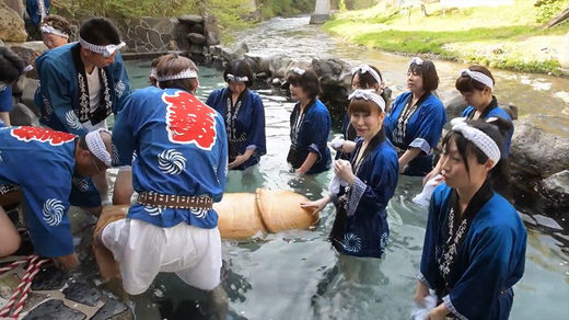Big in Japan: Giant wooden phallus carried down mountain for fertility fest