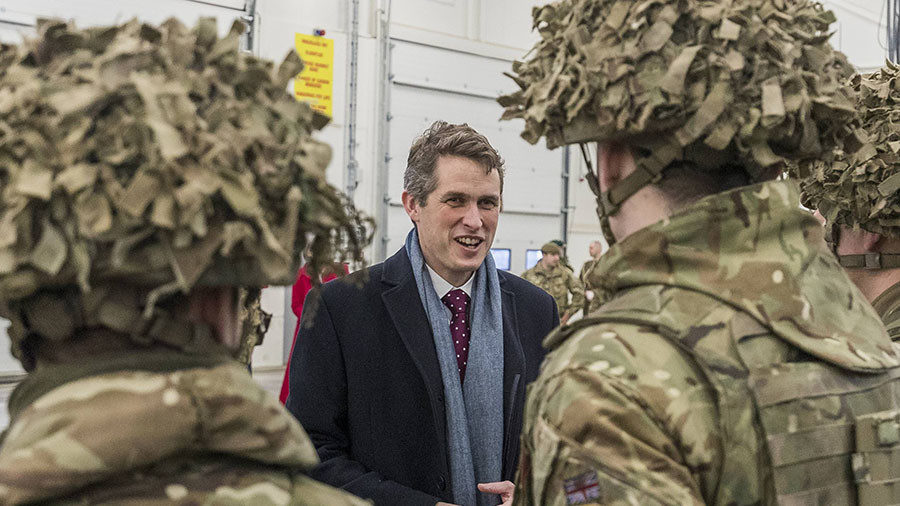 UK Defense Minister Gavin Williamson