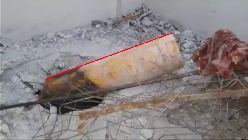 cylinder bomb syria