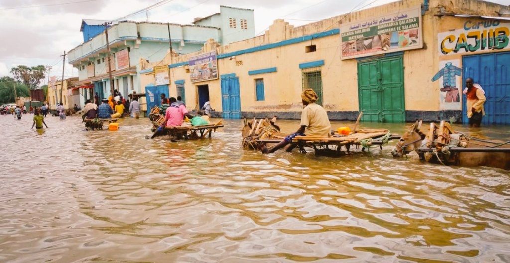 Somalia has been hit with a flood