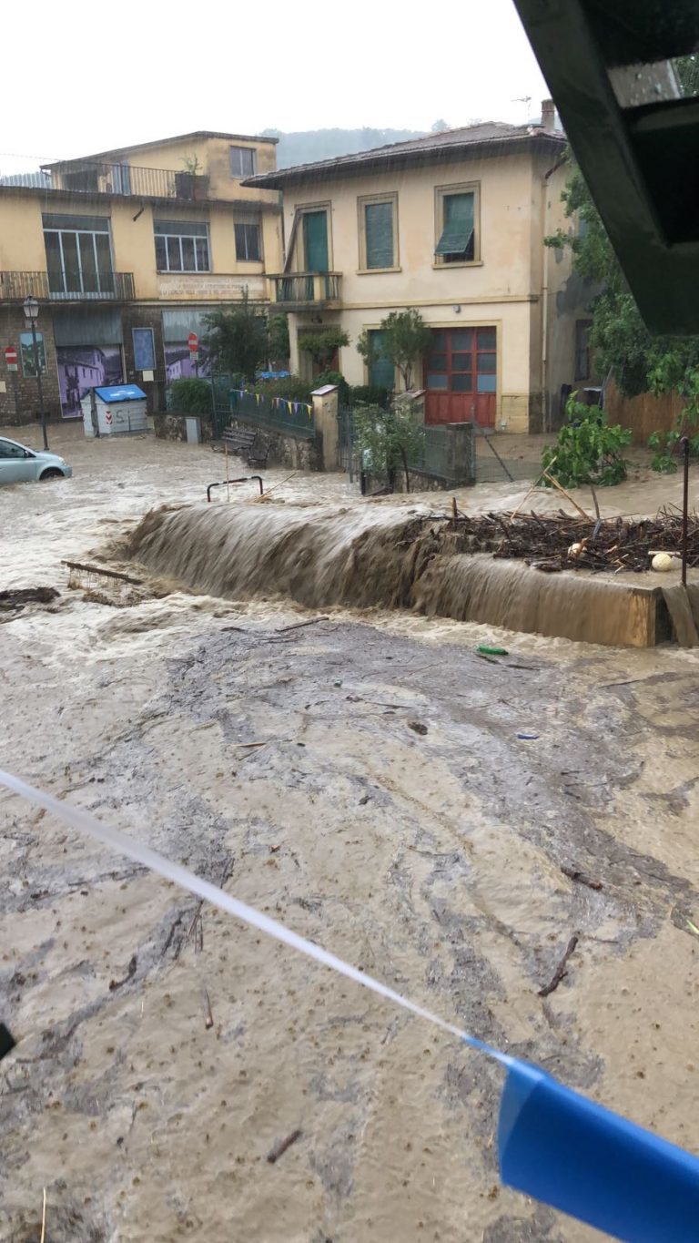 Floods in San Polo, Tuscany, Italy, 08 May 2018.