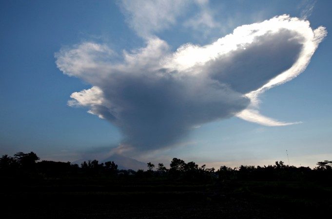 Indonesia's Mount Merapi volcano erupts