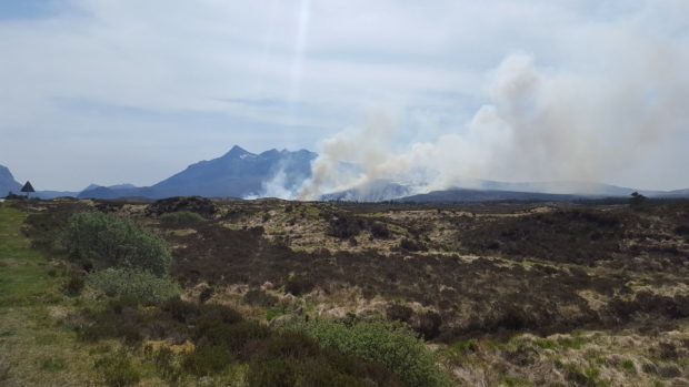wildfires scotland May 2018