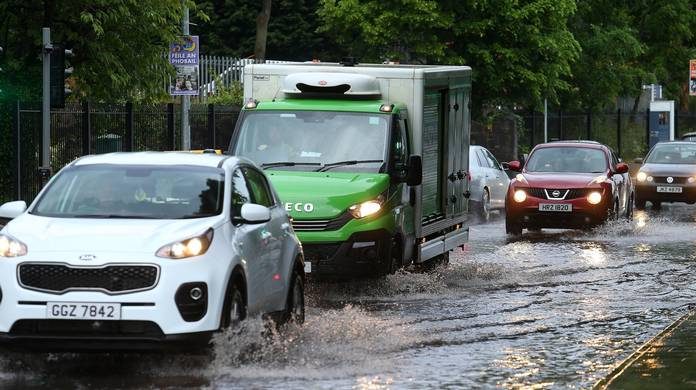 Belfast streets 'like rivers' after deluge - Northern Ireland supermarket swamped