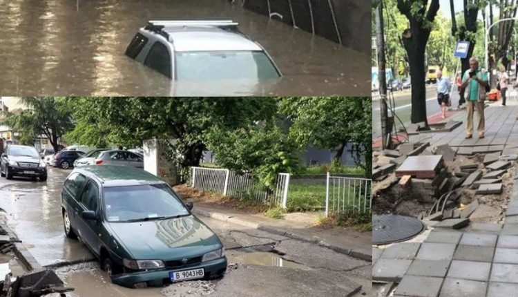 In Varna, several streets, underpasses and buildings were flooded after heavy rain battered Bulgaria’s third-largest city