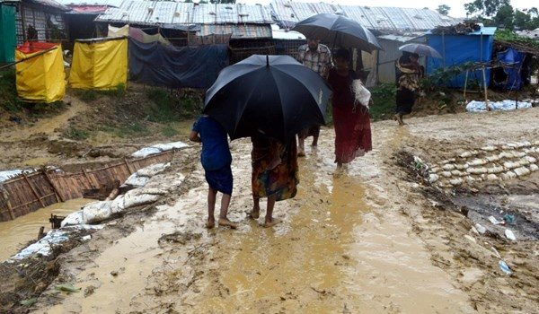 A landslide triggered by heavy monsoon rains killed at least 12 people in Bangladesh's border district of Cox's Bazar