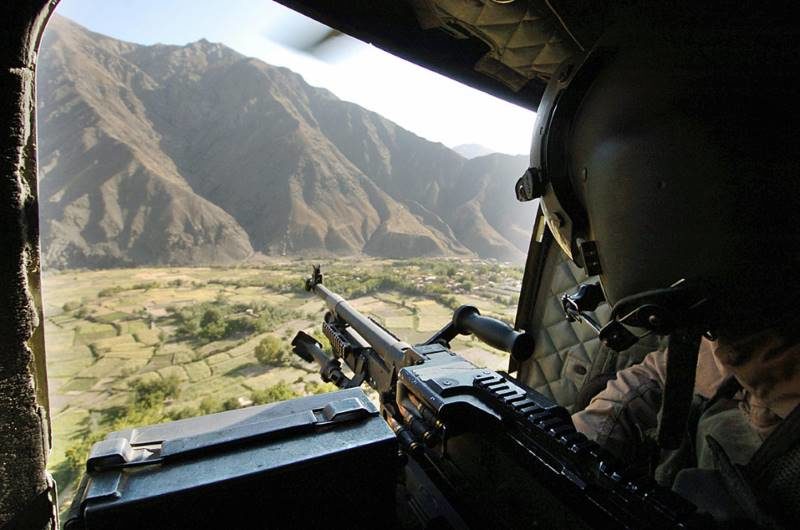 afghanistan helicopter view