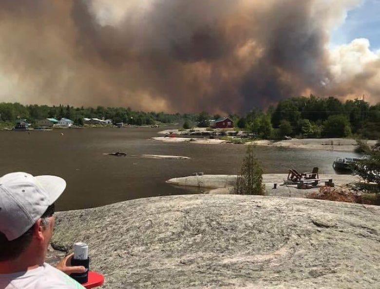 Forest Fire Key River Ontario Jul 2018