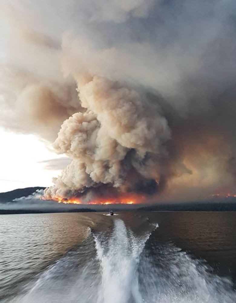 The Pondosy Bay Wilderness Resort on Eutsuk Lake south of Houston had to be evacuated this weekend because of a wildfire.